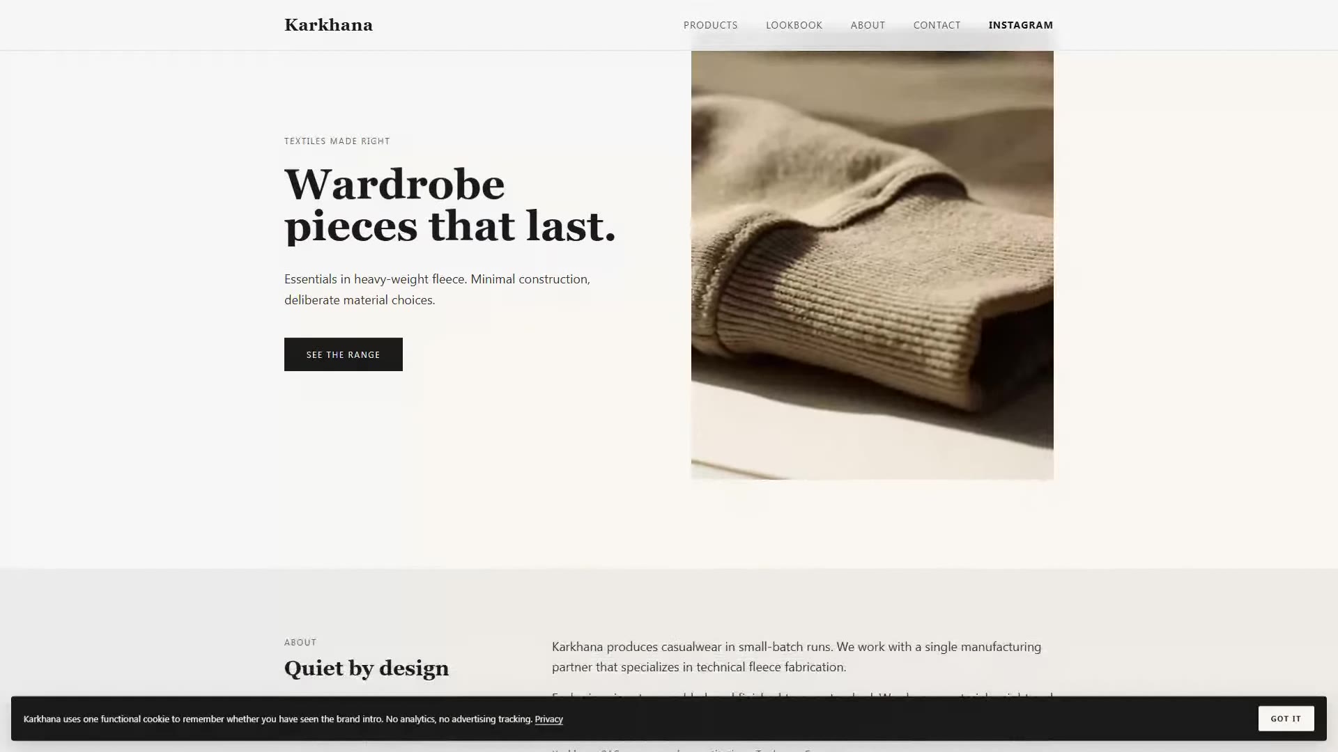 Karkhana — site preview